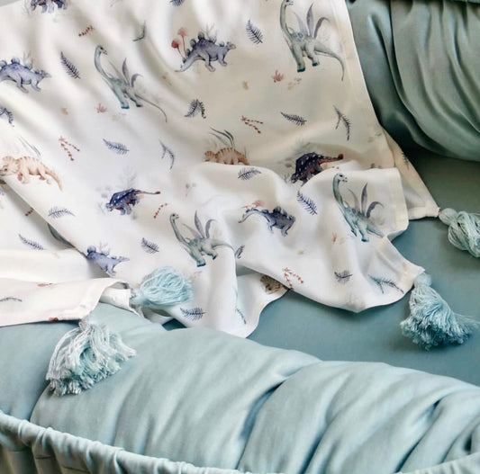 Swaddle fascia neonato 100cm x 70cm DINOSAURI