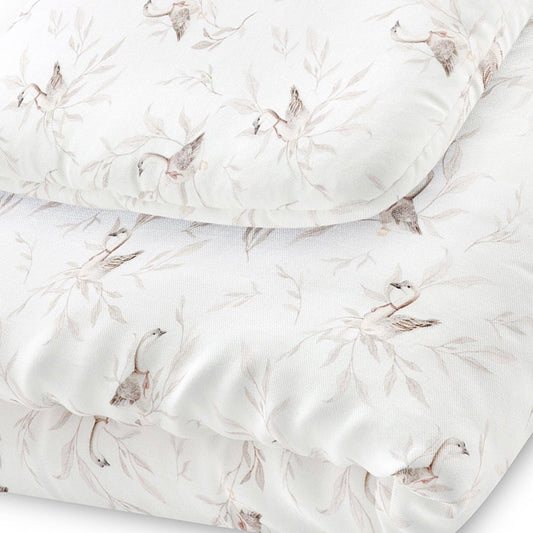 Set lettino Trapunta 100 x 75 cm con il cuscino 60x40 cm 0-2 anni GOOSES