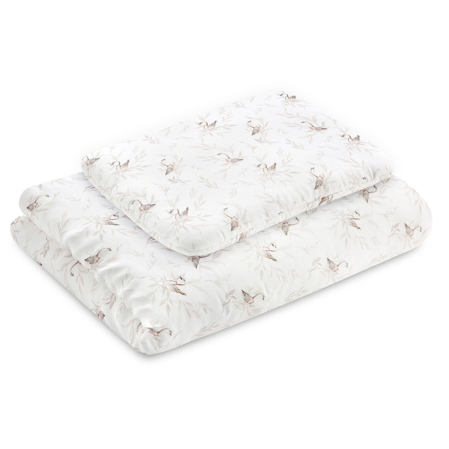 Trapunta imbottita anallergica in BAMBÙ 135×100 GOOSES