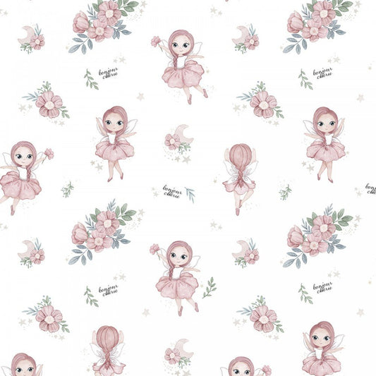 Set lettino Trapunta 75 x 65 cm con il cuscino 30 x 22 cm Le Fate