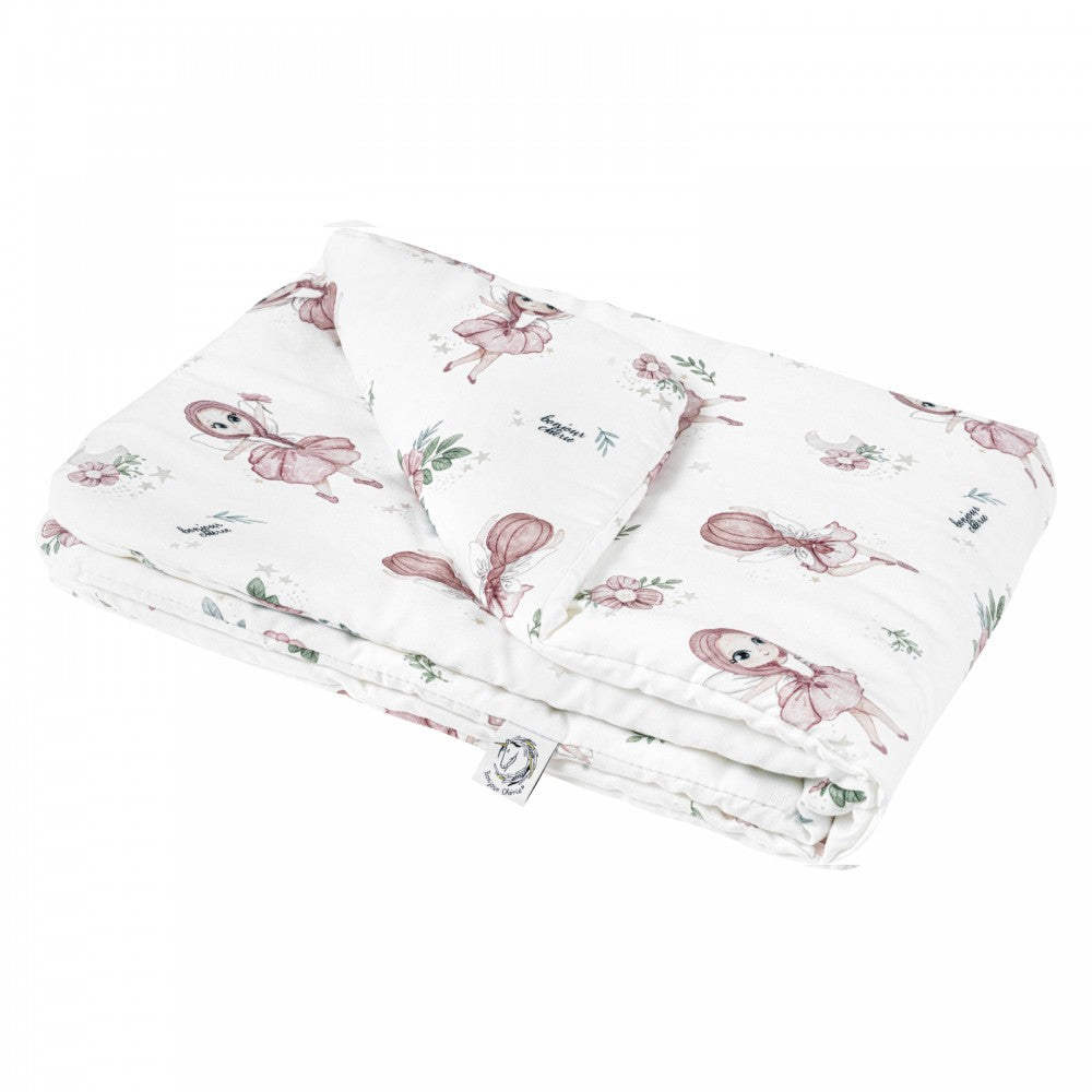 Set lettino Trapunta 75 x 65 cm con il cuscino 30 x 22 cm Le Fate