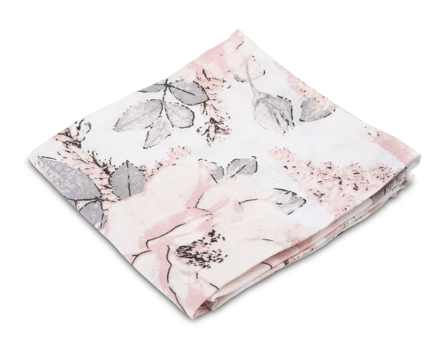 Panno in mussola neonato 70x 80 cm PEONIA