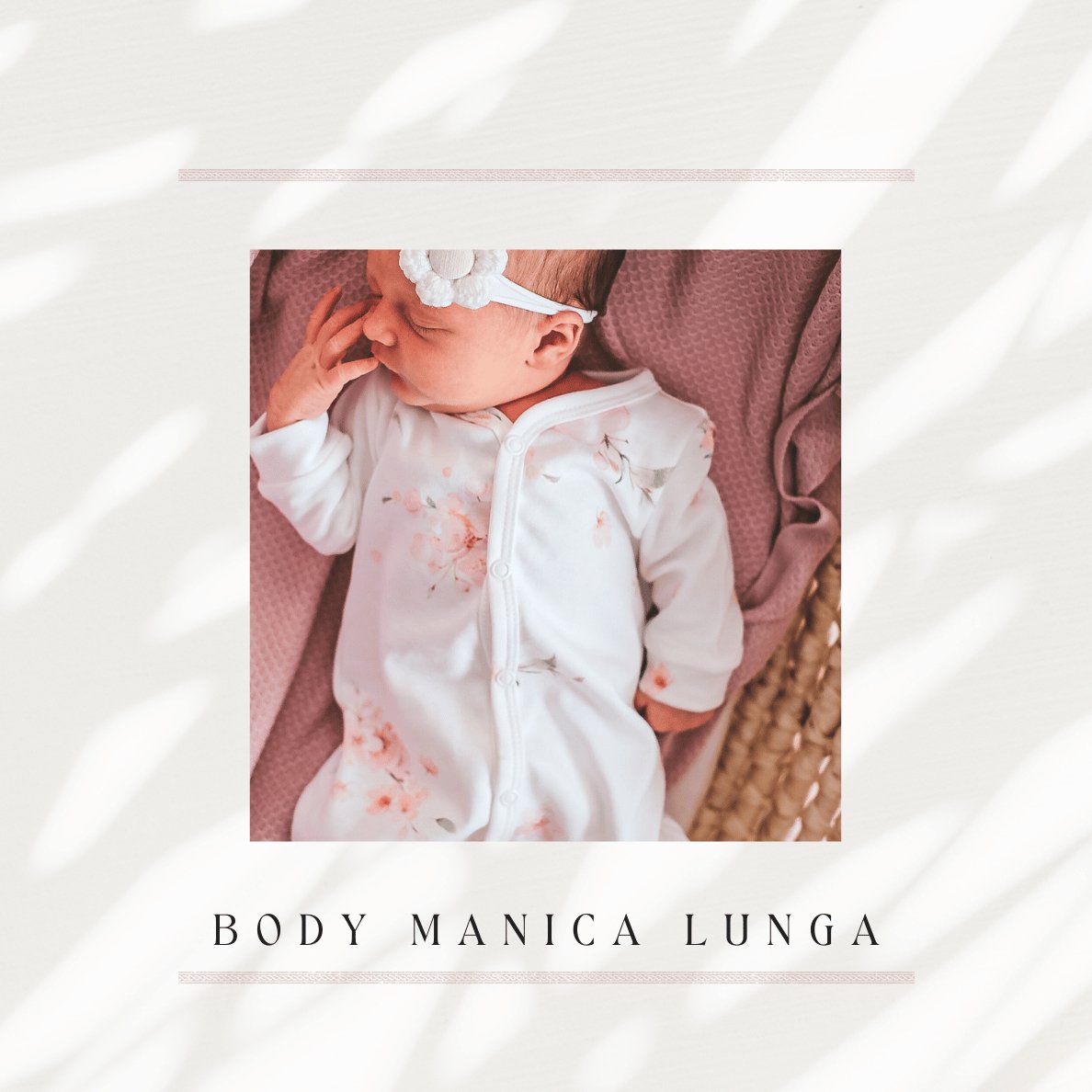 BODY NEONATO MANICA LUNGA