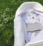 Set per il passeggino velvet Bianco