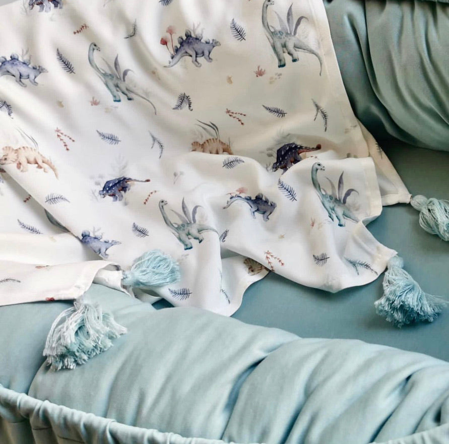 Swaddle fascia neonato 100cm x 70cm DINOSAURI