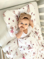 Set lettino Trapunta 135x100 cm con il cuscino 60x40 cm Fairy Land