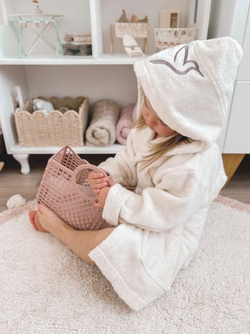 Accappatoio per bambini 2-4 anni Ultra Soft CREMA
