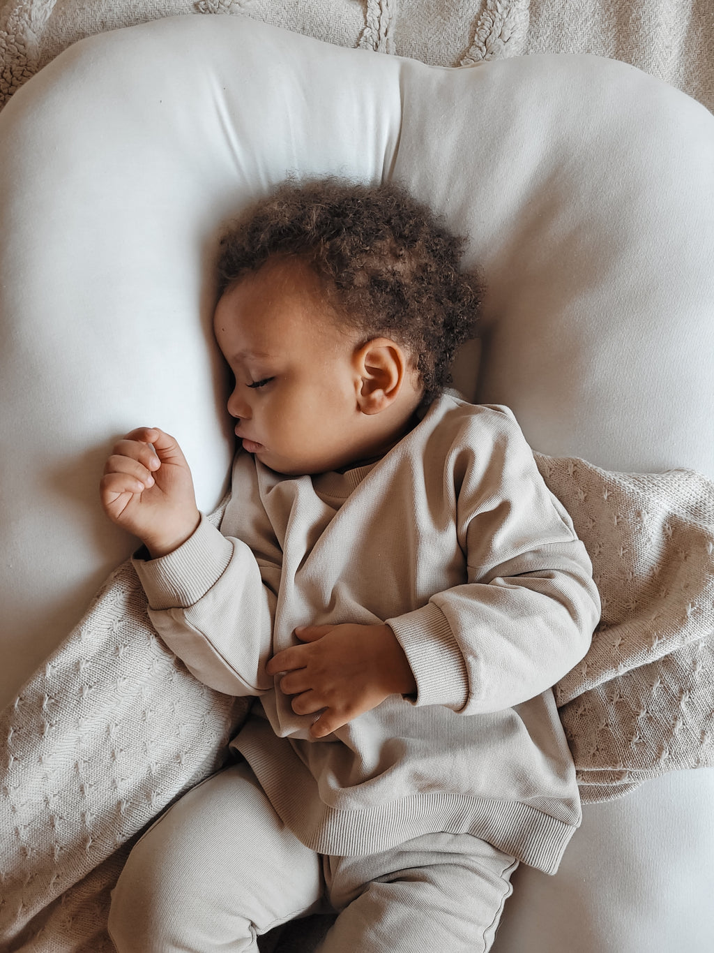 Coperta 100% Lana Merino STARS cappuccino