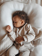 Coperta 100% Lana Merino STARS cappuccino