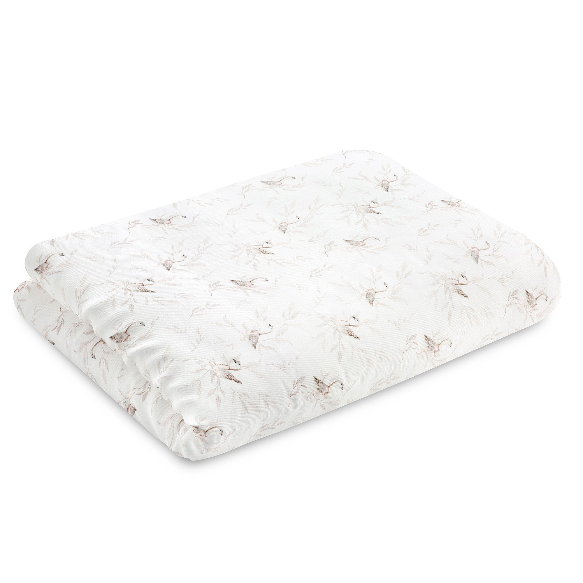 Trapunta imbottita anallergica in BAMBÙ 135×100 GOOSES