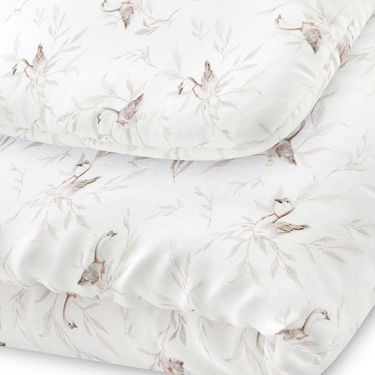 Set lettino Trapunta 100 x 75 cm con il cuscino 60x40 cm 0-2 anni GOOSES