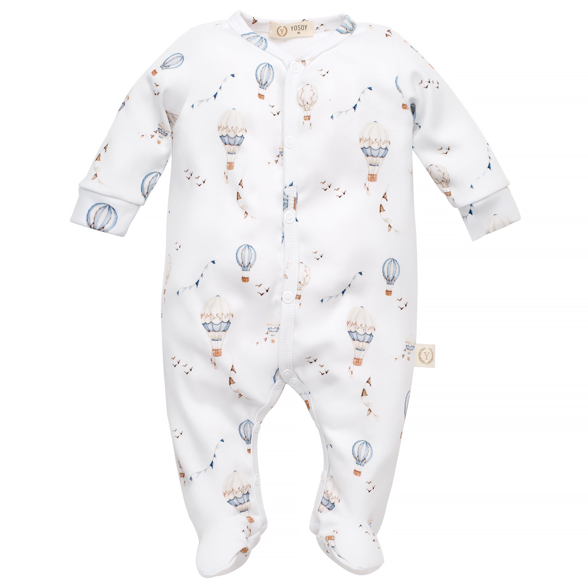 Tutina Cotone Organico Manica Lungha 62CM RETRO BALOONS