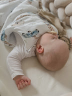 Sacco nanna 0–6 mesi in viscosa di bambù nella culla, design Macchine
