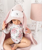 Asciugamano CONIGLIETTO neonato Rosa