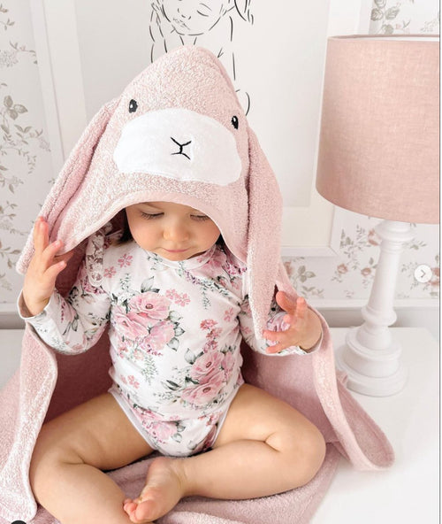 Asciugamano CONIGLIETTO neonato Rosa