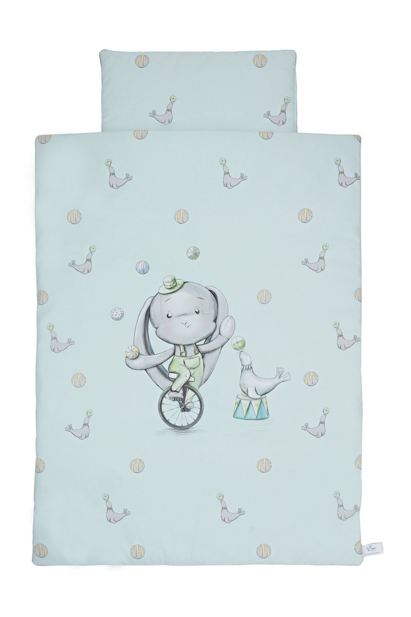 Biancheria lettino trapuntata 100cm x 70cm (cuscino, piumino) JUGGLER