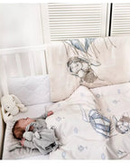 Biancheria lettino trapuntata 100cm x 70cm (cusicno, piumino) AVIATOR