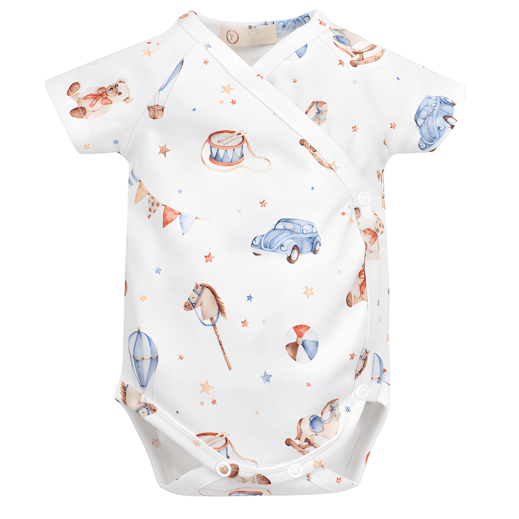 BODY COTONE ORGANICO RETRO GIOCATTOLI