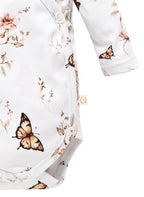BODY NEONATO MANICA LUNGA FARFALLE