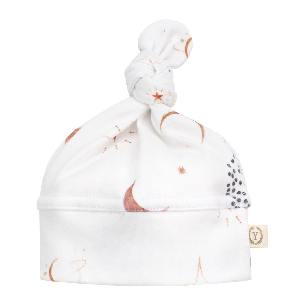 Cappellino neonato cotone biologico 56cm SKY STARS