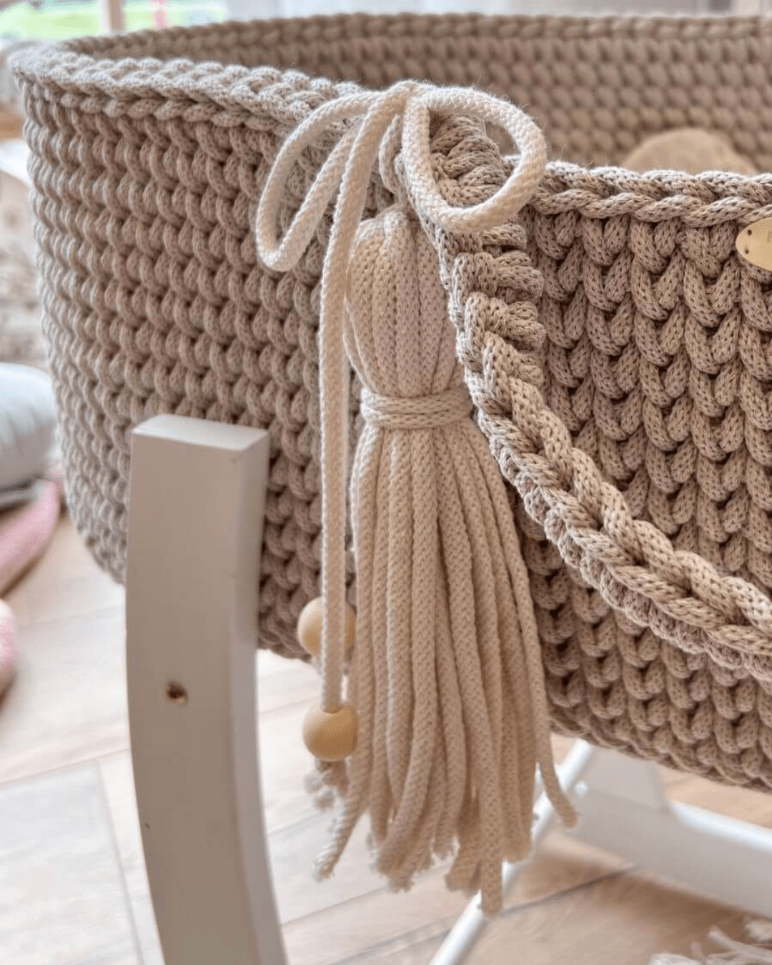 CESTA MOSE' / PORTABEBE' 100% COTONE