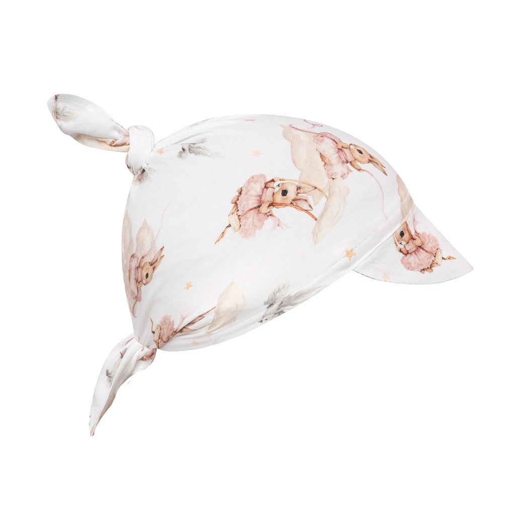 Cuffietta neonato con visiera in viscosa di bambù – Tutu Rabbits