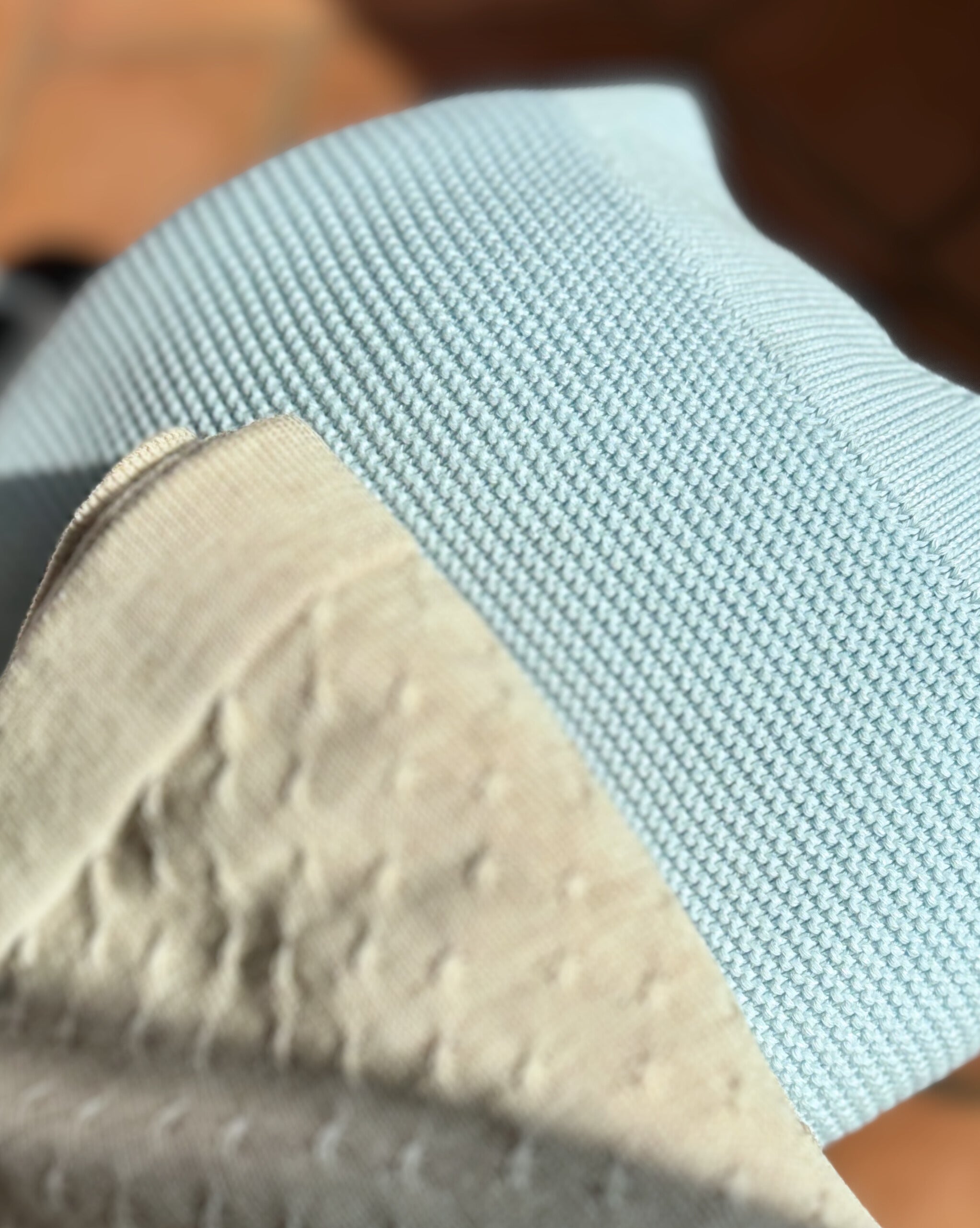 Coperta in bambù azzurro MONACO FRENCH