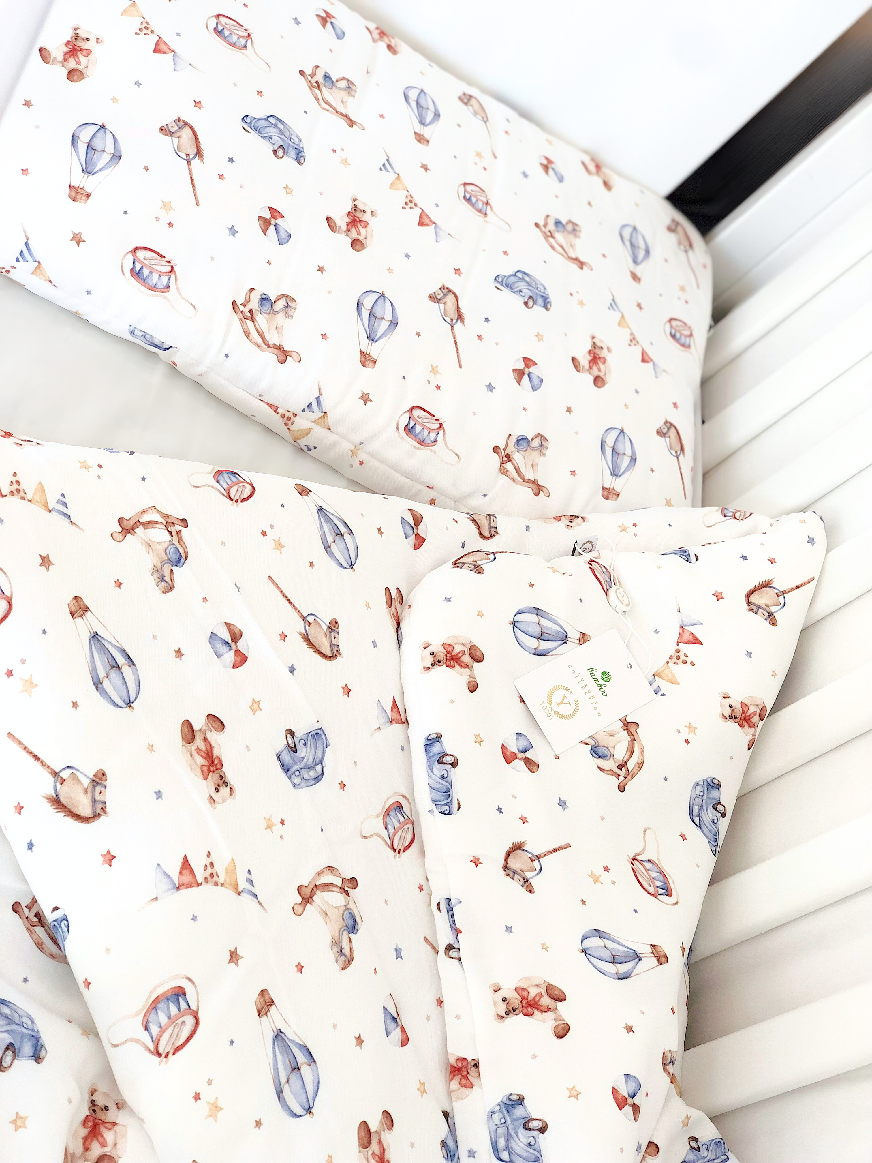 Cuscino in bambù 60 × 40 RETRO GIOCATTOLI