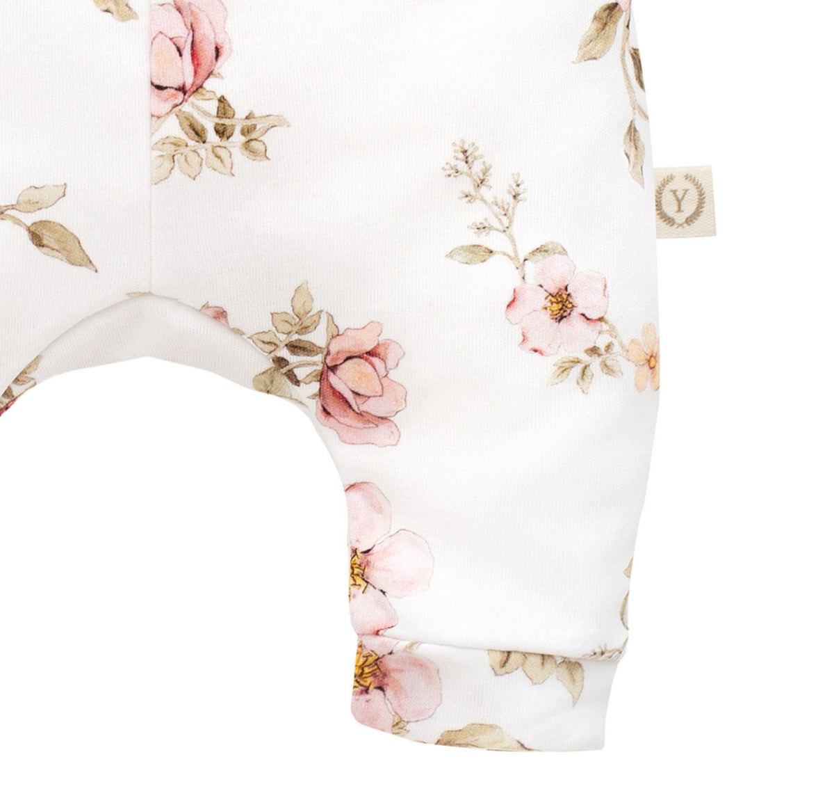 PANTALONE NEONATO IN COTONE ORGANICO – WILD ROSE