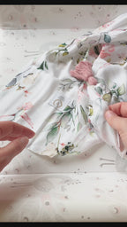 Swaddle fascia neonato 100cm x 70cm GIARDINO SEGRETO