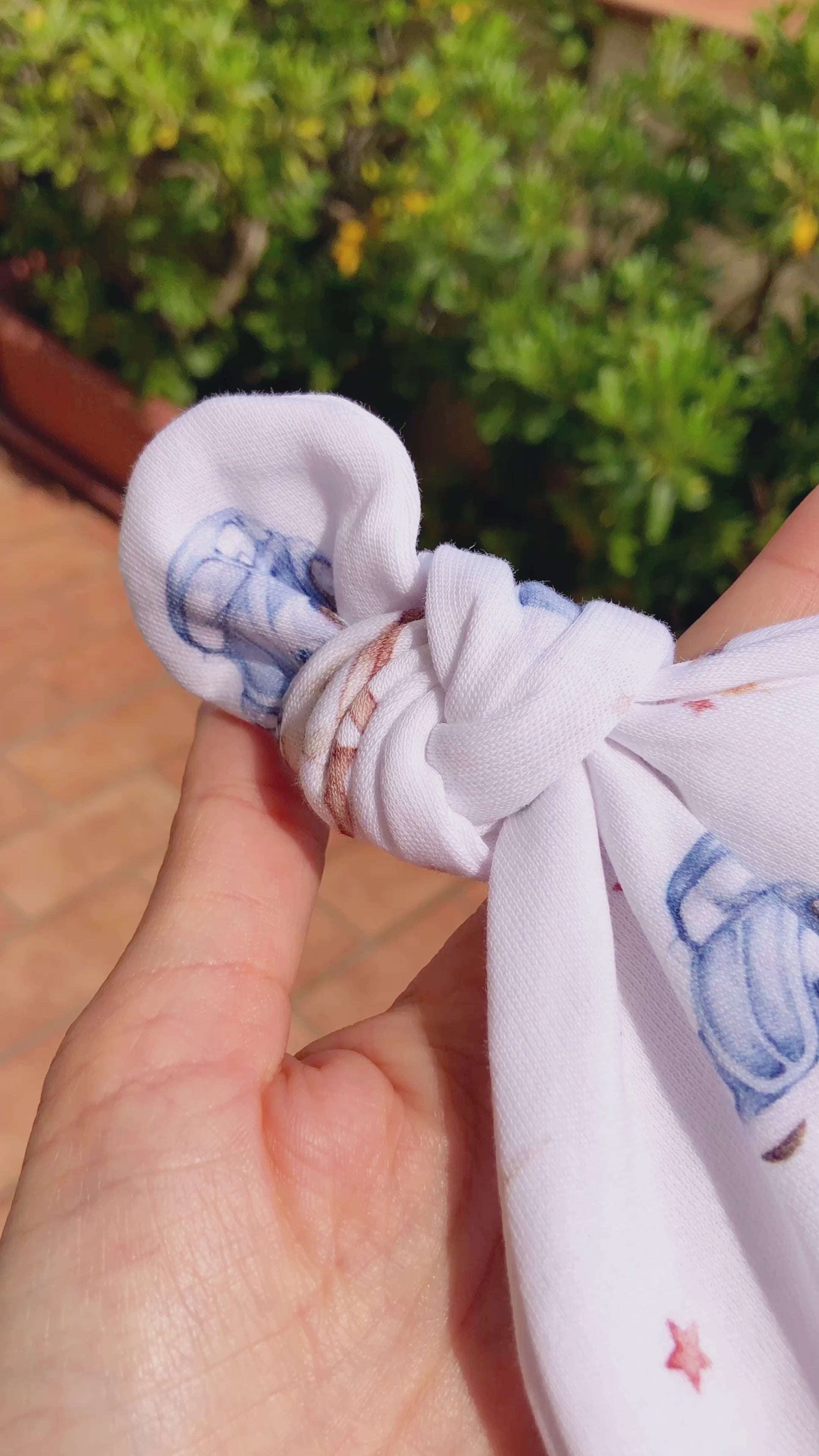 Cappellino neonato cotone biologico 62cm RETRO TOYS