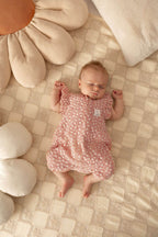 Tutina estiva ricamata con i fiori e volant 56 cm