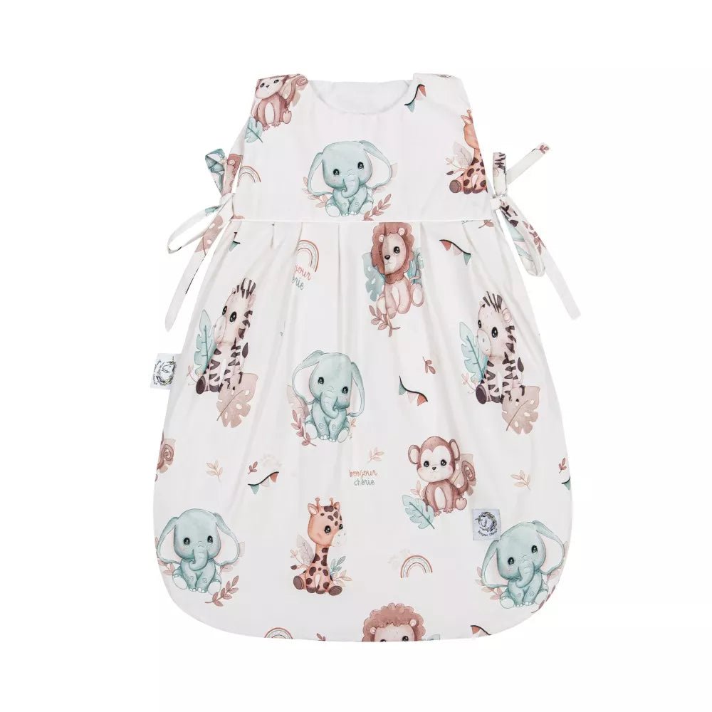 Sacco Nanna 0–6 mesi in cotone organico fantasia Sweet Animals Amilove