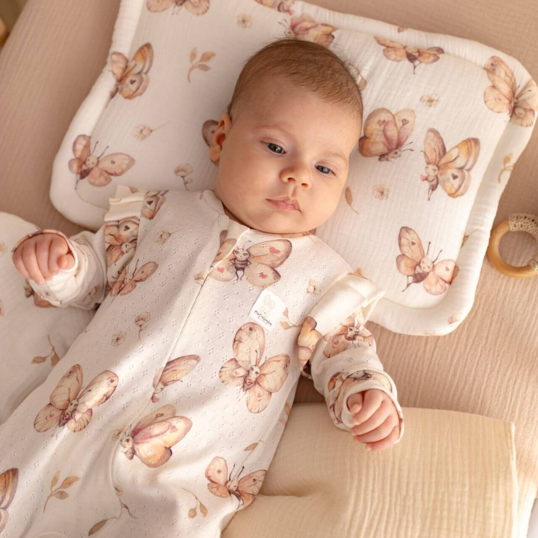 Tutina Manica Lungha Estiva 56CM FARFALLE