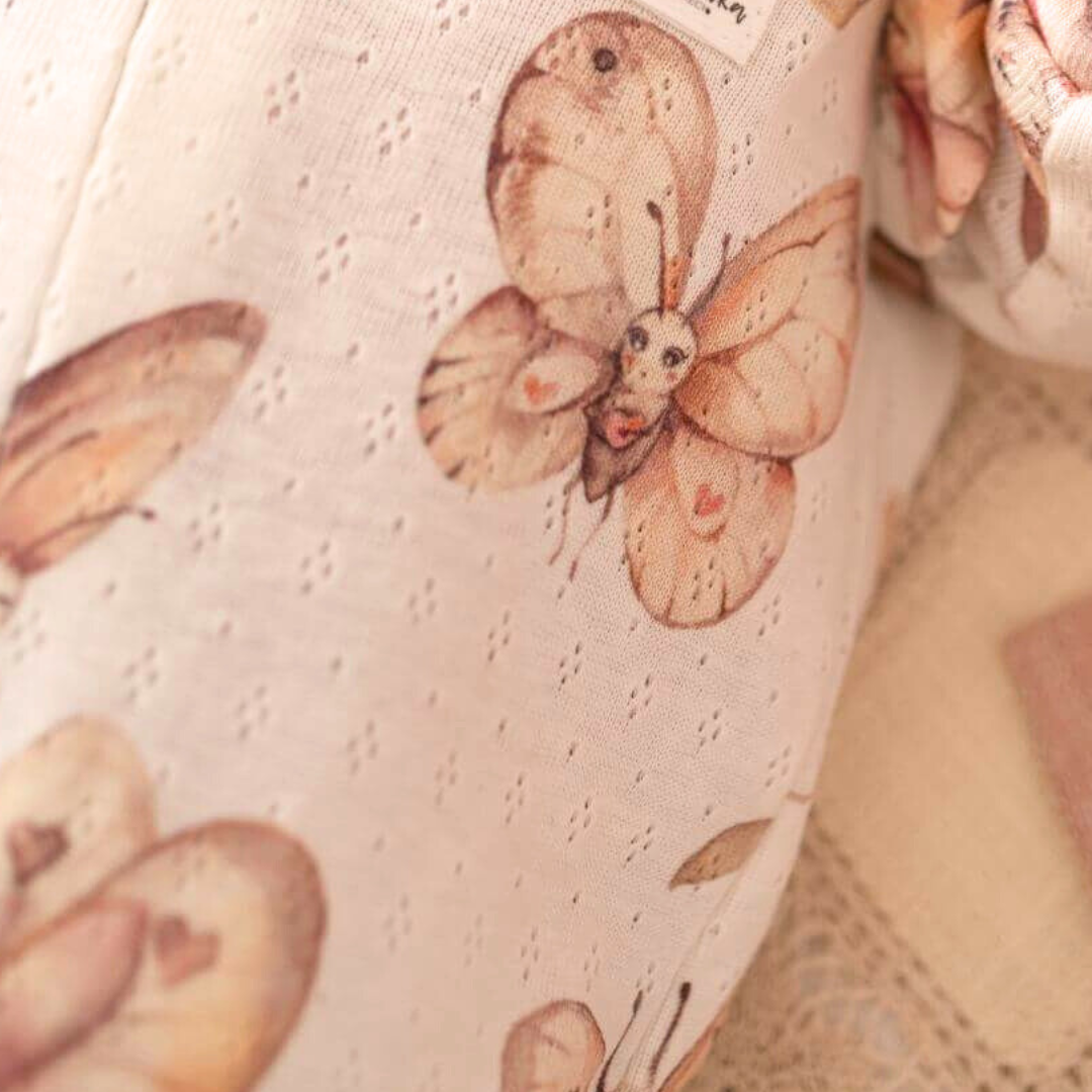 Tutina Manica Lungha Estiva 56CM FARFALLE