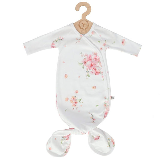 Teddy - Lussuoso body per neonato con nodo Japanese Flowers