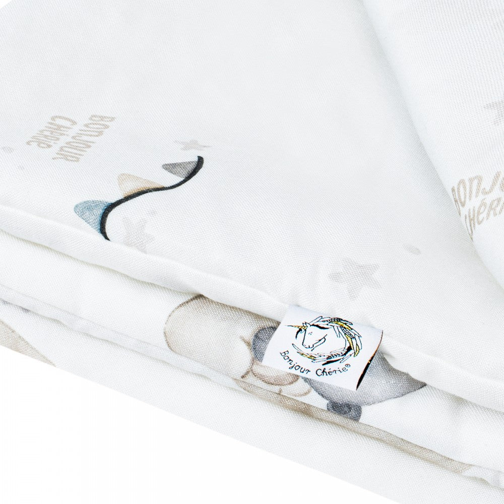 Trapunta imbottita anallergica neonato 65 x 75 cm ORSETTI