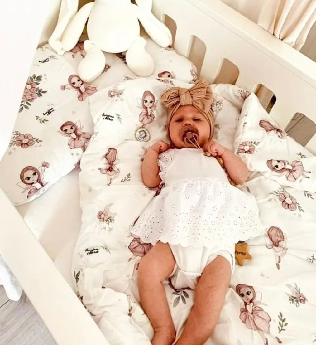 Lenzuolo lettino angoli con elastico LE FATE