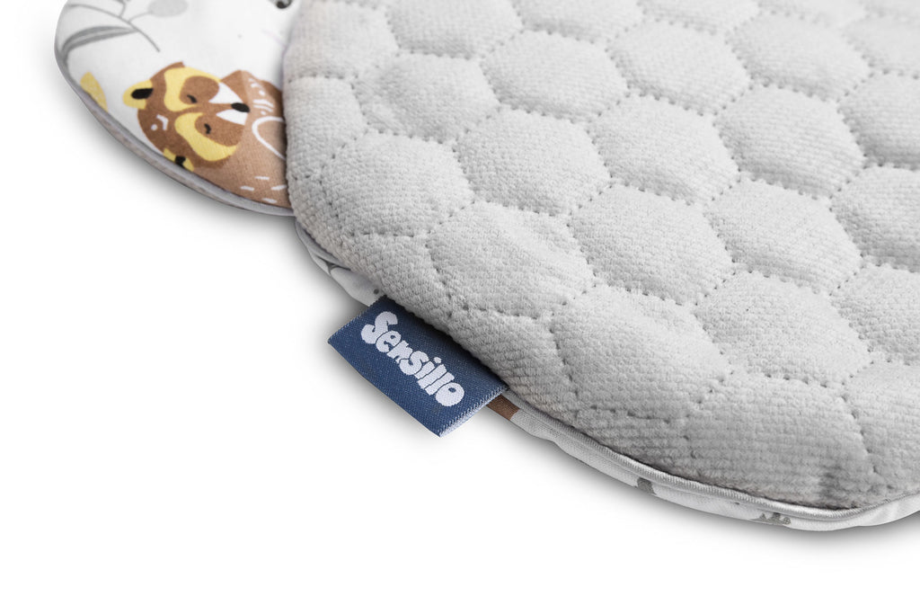 Set per il passeggino velvet Bianco