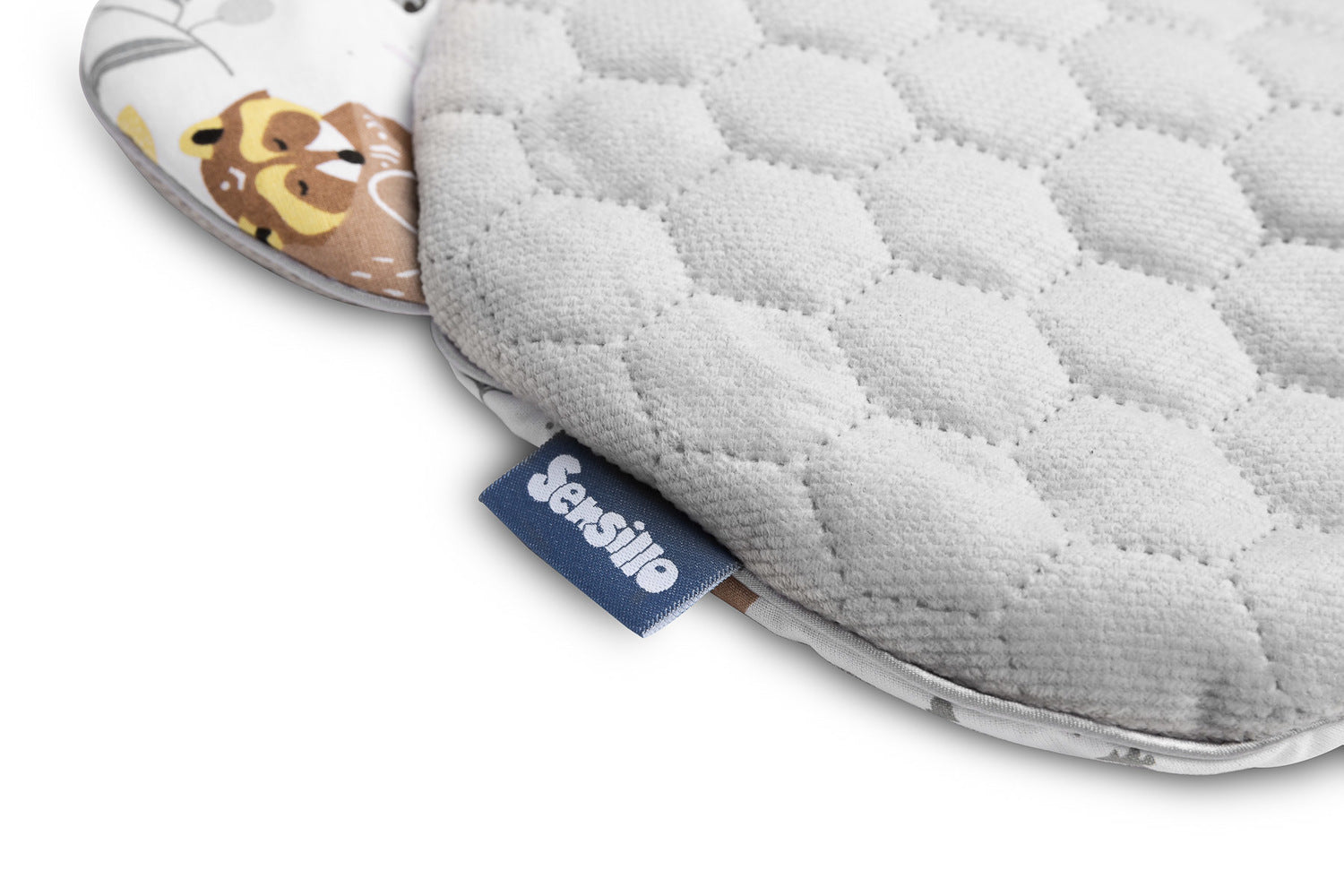 Set per il passeggino velvet Bianco