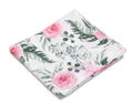 Panno neonato in mussola di cotone 70 × 80 cm fantasia Rose