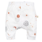 Pantalone neonato in cotone organico fantasia Sky Stars

