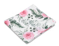 Panno in mussola neonato 70x 80 cm ROSE